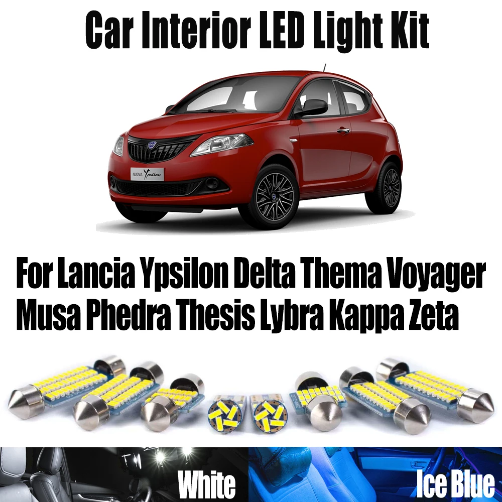 Canbus Car LED Interior Reading Map Dome Light Kit For Lancia Ypsilon Delta Thema Voyager Musa Phedra Thesis Lybra Kappa Zeta
Canbus Car LED Interior Reading Map Dome Light Kit For Lancia Ypsilon Delta Thema Voyager Musa Phedra Thesis Lybra Kappa Zeta