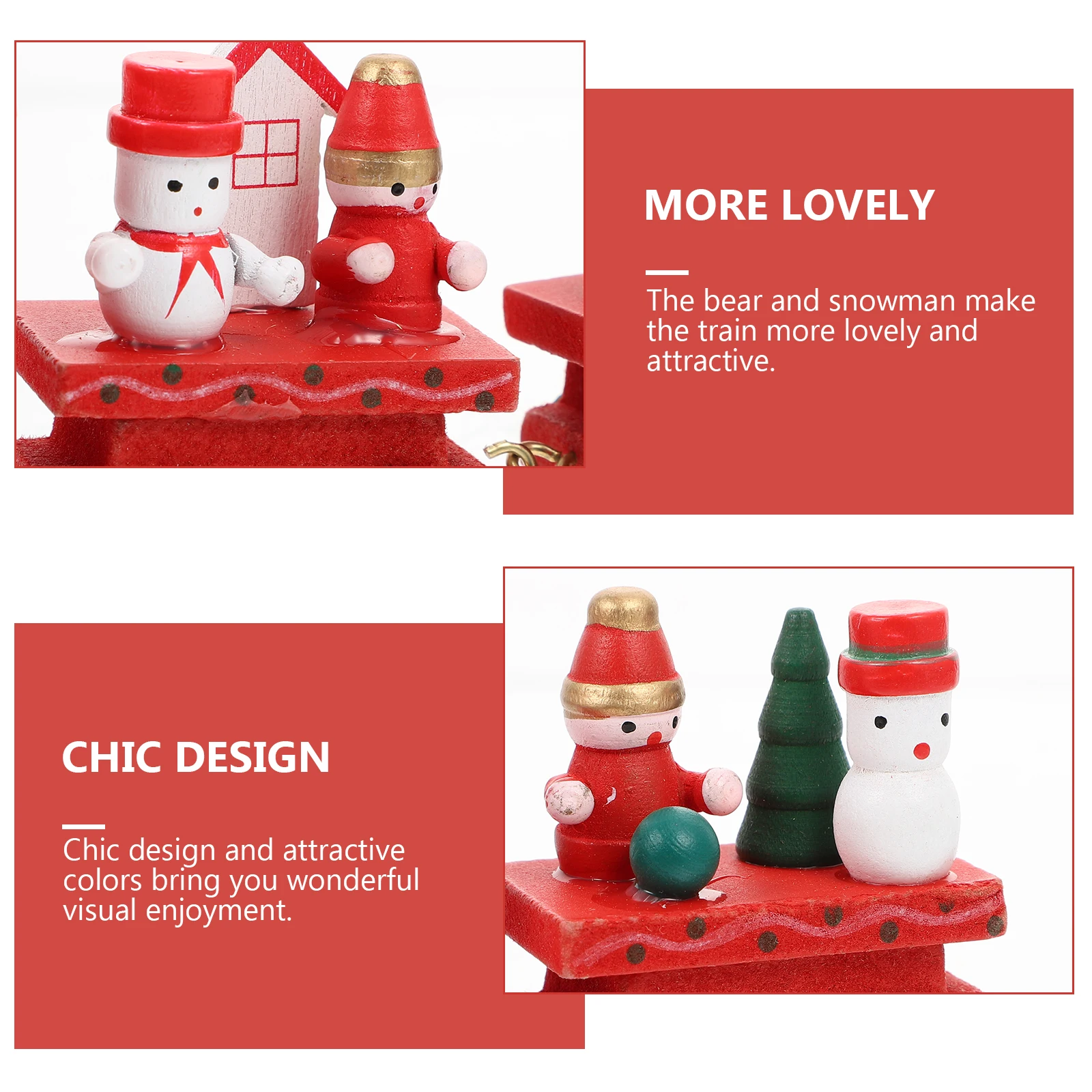 Wooden Train Christmas Craft Ornaments Decorations Party Desktop Adornment Toddler
Wooden Train Christmas Craft Ornaments Decorations Party Desktop Adornment Toddler