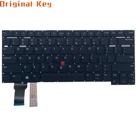 Black No Backlit Keyboard For Lenovo Thinkpad T14s Gen 2 Laptop SN21A22147