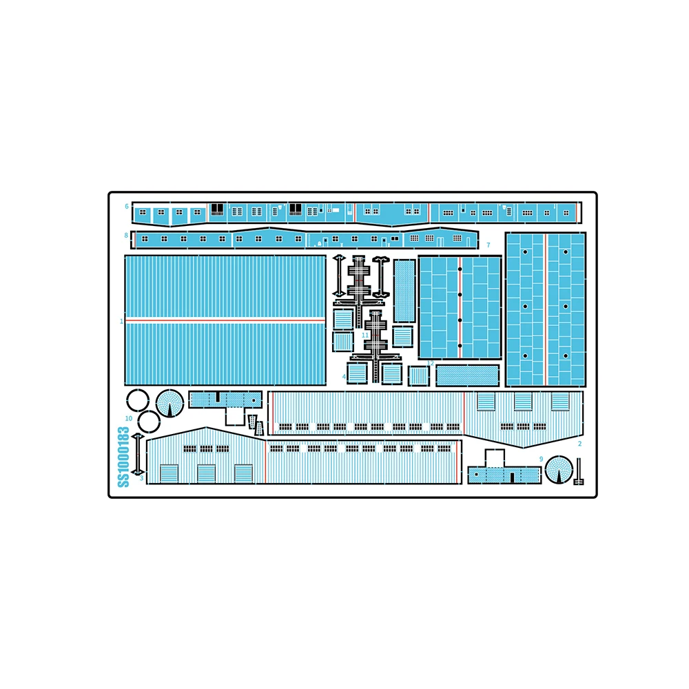 SSMODEL SS1000183 1/1000 1/1250 Dock scene factory building PE Type A
SSMODEL SS1000183 1/1000 1/1250 Dock scene factory building PE Type A