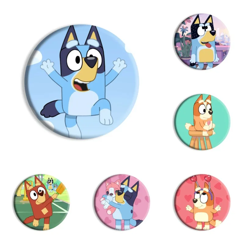 6pcs Blueys Anime Peripheral Kawaii Cartoon Print Badge Backpack Clothing Decoration Accessories Jewelry Gifts
6pcs Blueys Anime Peripheral Kawaii Cartoon Print Badge Backpack Clothing Decoration Accessories Jewelry Gifts