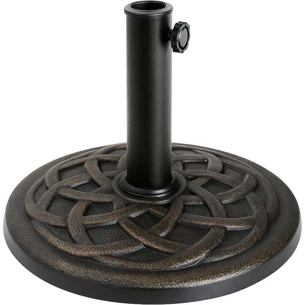 21 lbs Bronze Outdoor Patio Umbrella Base
21 lbs Bronze Outdoor Patio Umbrella Base
