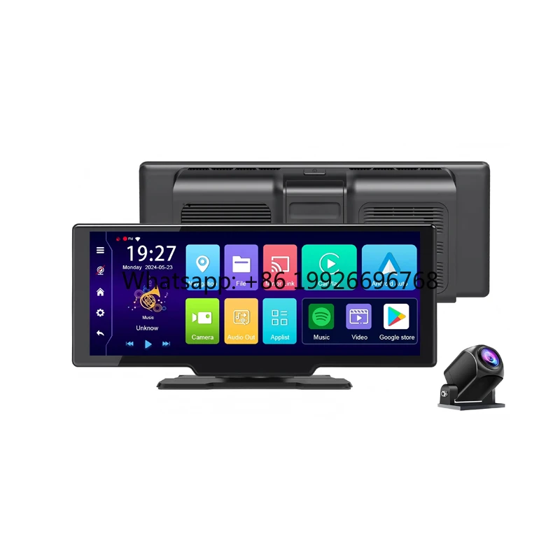 10.26'' 8 Core Android 13 Car Smart Portable Wireless Carplay Screen 2+32G 4+64G AHD With TF Card Wifi BT GPS With Rear Camera
10.26'' 8 Core Android 13 Car Smart Portable Wireless Carplay Screen 2+32G 4+64G AHD With TF Card Wifi BT GPS With Rear Camera