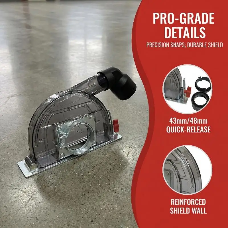 Angle Grinder 100mm Dustproof Guard for Modified Cutting Polishing Machine Leakproof Cover for Home Garage Improvements
Angle Grinder 100mm Dustproof Guard for Modified Cutting Polishing Machine Leakproof Cover for Home Garage Improvements