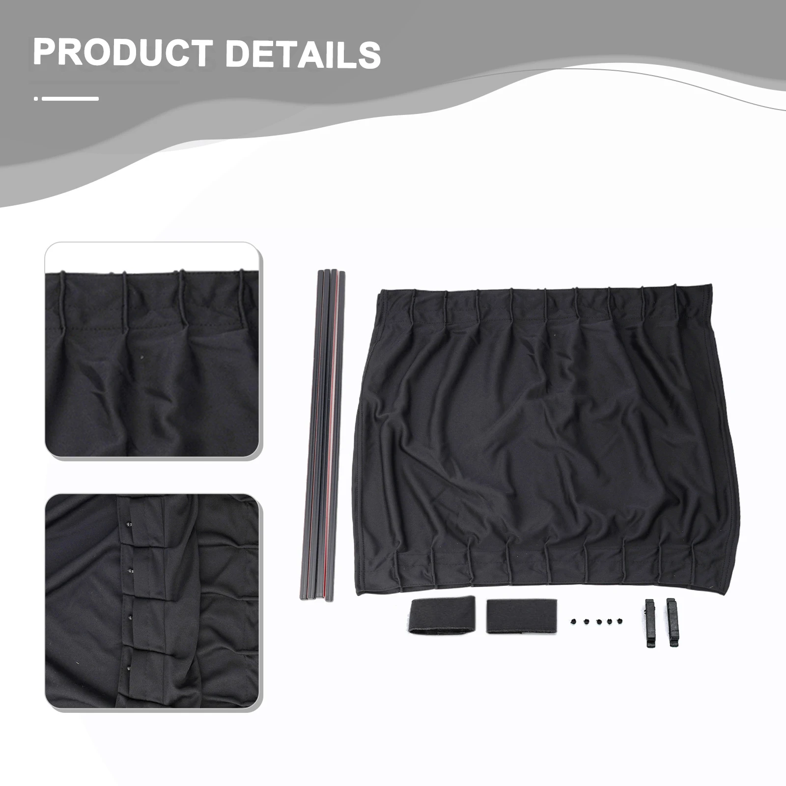 Mesh Sun Shade Curtains Parts Polyester Replacement 50x47cm Accessory Black Car Cover Curtains Sun Shade Visor
Mesh Sun Shade Curtains Parts Polyester Replacement 50x47cm Accessory Black Car Cover Curtains Sun Shade Visor