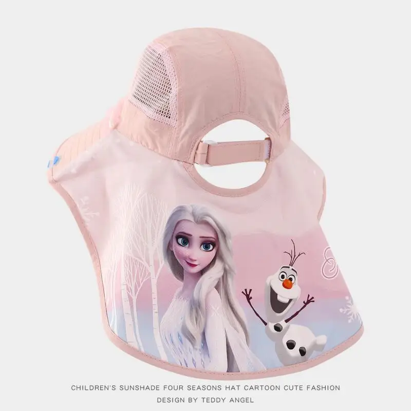 Disney Elsa Sunshade Hat Summer Anime Girl Shawl Neck Brace Uv Protection Cartoon Boy Breathable Lightweight Protection Sun Hat
Disney Elsa Sunshade Hat Summer Anime Girl Shawl Neck Brace Uv Protection Cartoon Boy Breathable Lightweight Protection Sun Hat