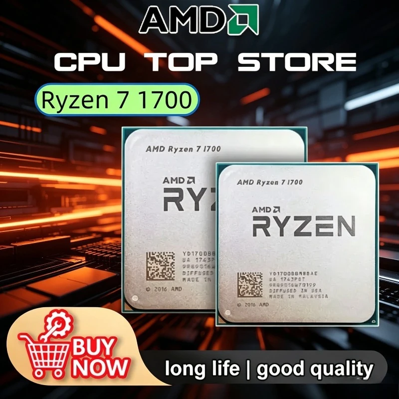AMD Ryzen 7 1700 R7 1700 3.0 GHz Eight-Core Sixteen-Thread CPU Processor 65W YD1700BBM88AE Socket AM4 Hot Sale
AMD Ryzen 7 1700 R7 1700 3.0 GHz Eight-Core Sixteen-Thread CPU Processor 65W YD1700BBM88AE Socket AM4 Hot Sale