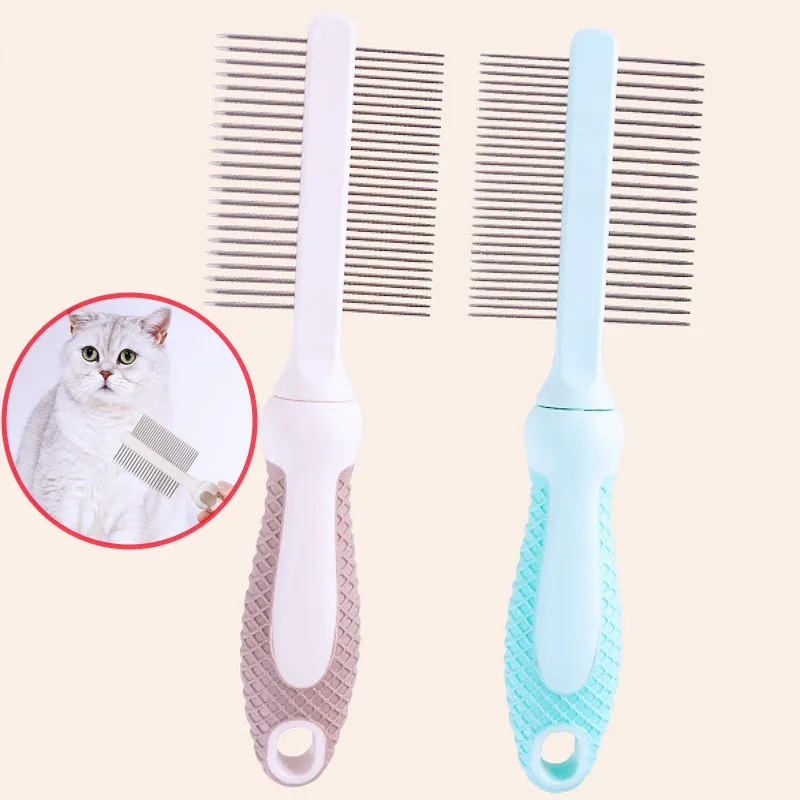 Dog Comb Double-sided Dogs Brush Pet Hair Remover Massage Cat Brush Stainless Steel Combs for Dog Grooming Brushes Pet Supplies
Dog Comb Double-sided Dogs Brush Pet Hair Remover Massage Cat Brush Stainless Steel Combs for Dog Grooming Brushes Pet Supplies