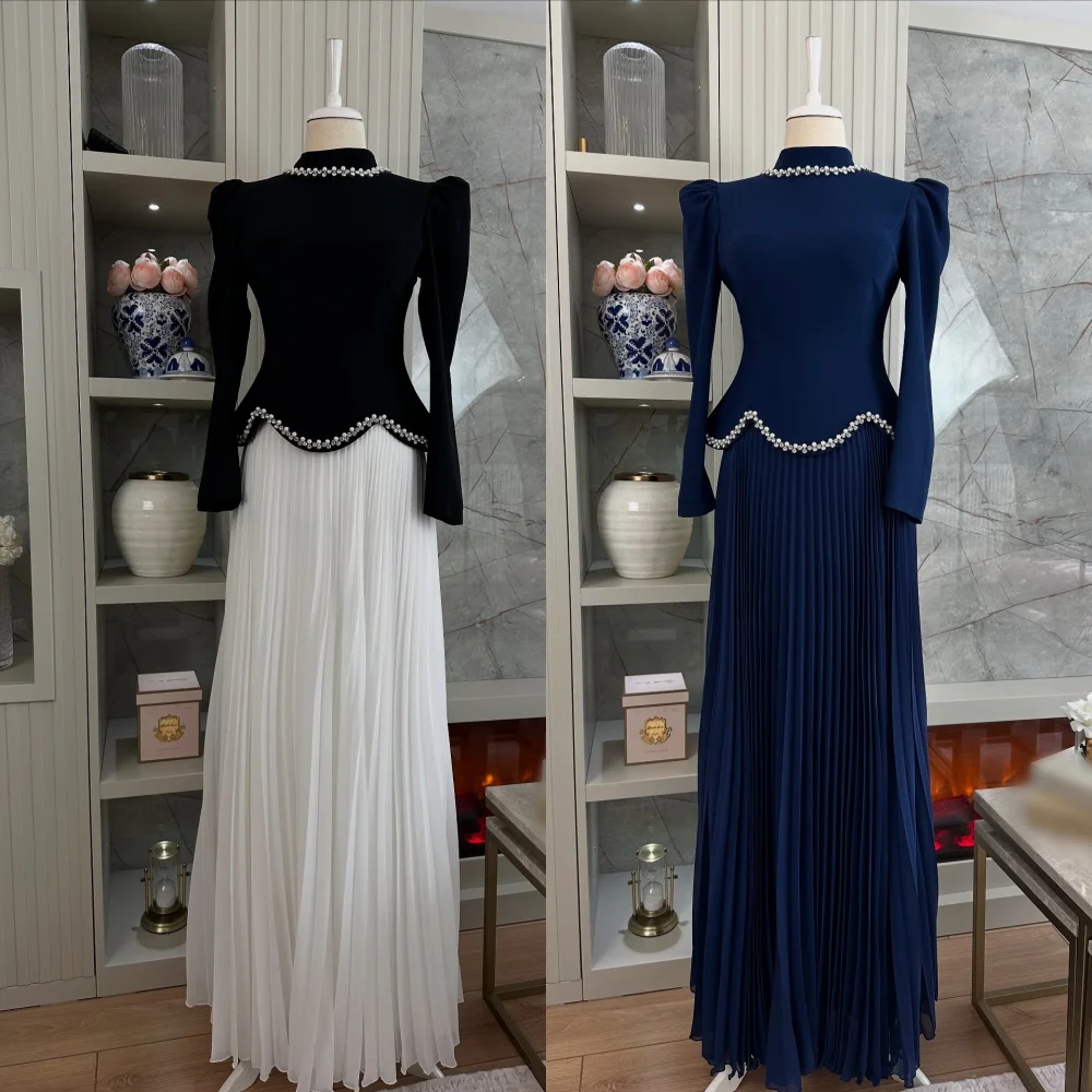Customized Chiffon Beading Glitter High Collar A-line Long Dresses Bespoke Occasion Classic Women Evening Elegant Party Wedding
Customized Chiffon Beading Glitter High Collar A-line Long Dresses Bespoke Occasion Classic Women Evening Elegant Party Wedding