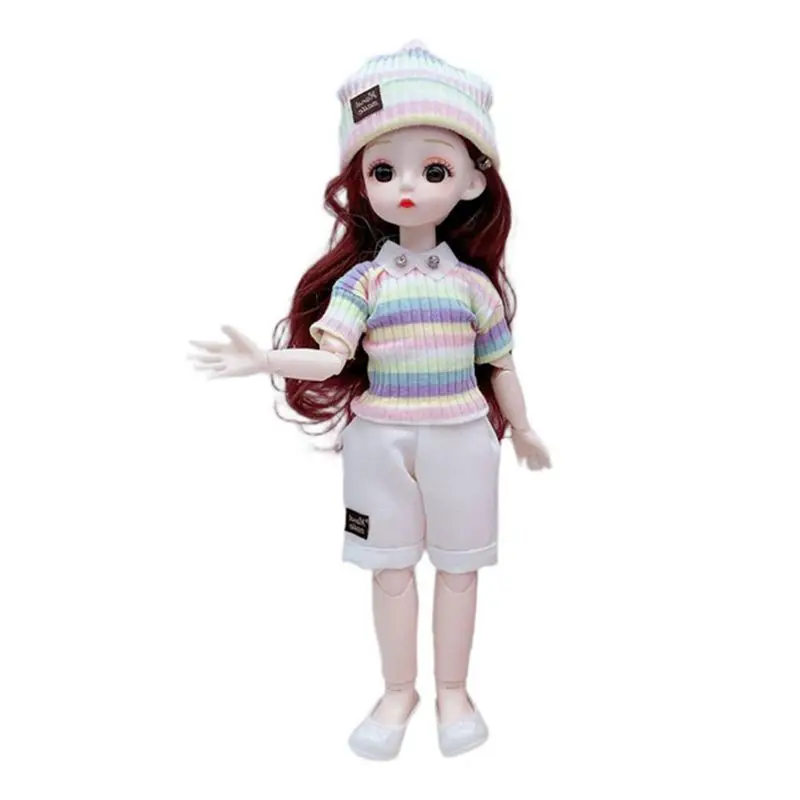 Kawaii 11,5-дюймовые куклы BJD с модной одеждой, модельной обувью, детскими игрушками, быстрая доставка, подарок на день рождения для девочек, игра-одевалка своими руками
Kawaii 11,5-дюймовые куклы BJD с модной одеждой, модельной обувью, детскими игрушками, быстрая доставка, подарок на день рождения для девочек, игра-одевалка своими руками