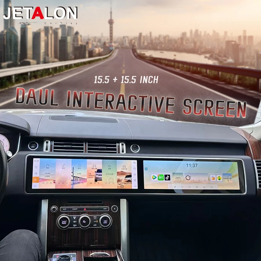 15.5+15.5inch Dual Screen For Land Rover Range Rover Sport L494 2013 2017 Car Android Carplay Multimedia Stereo Navi Carplay HU
15.5+15.5inch Dual Screen For Land Rover Range Rover Sport L494 2013 2017 Car Android Carplay Multimedia Stereo Navi Carplay HU