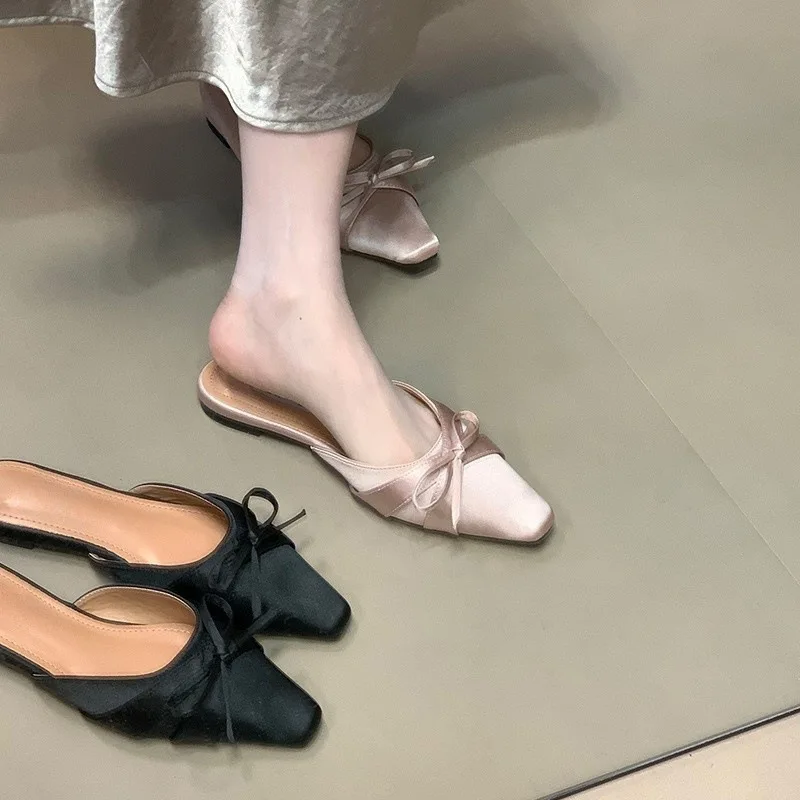 Women's Sandals Summer 2025 Ladies Pointed Toe Elegant Slingback Sandals Flats Outdoors Shoes for Women Fashion Beach Slippers
Women's Sandals Summer 2025 Ladies Pointed Toe Elegant Slingback Sandals Flats Outdoors Shoes for Women Fashion Beach Slippers