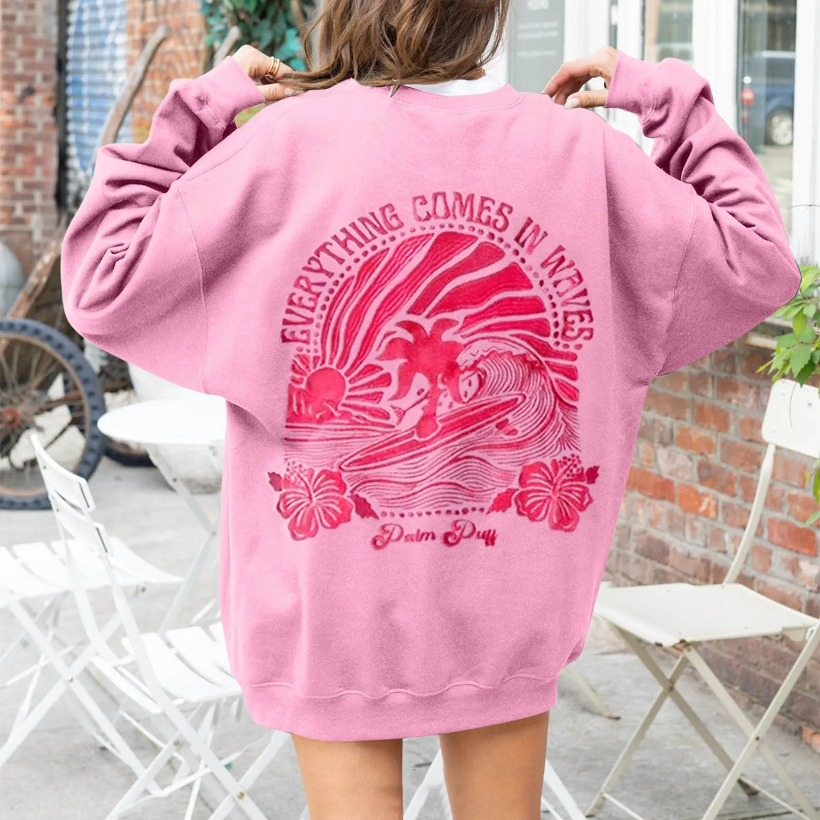 Women's Letter Graphic Hoodies Oversized Pullover Tops Casual Long Sleeve Loose Hooded Drawstring Sweatshirt With Pockets
Women's Letter Graphic Hoodies Oversized Pullover Tops Casual Long Sleeve Loose Hooded Drawstring Sweatshirt With Pockets