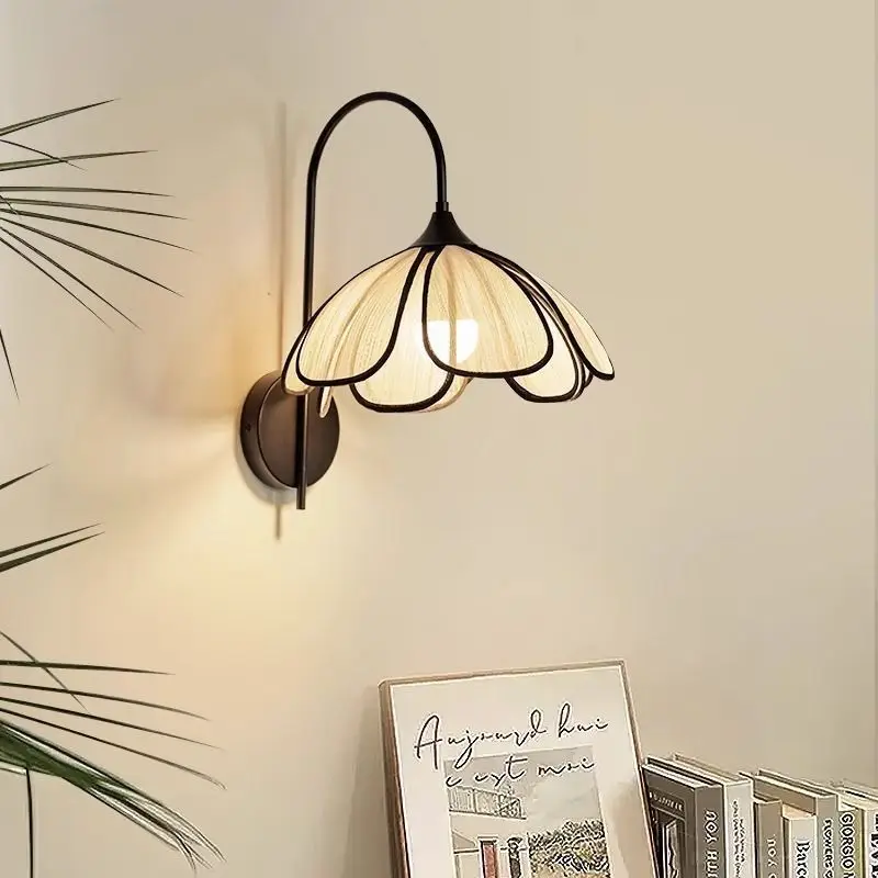 Nordic Minimalist Household LED Fabric Wall Lamp Living Room Bedroom Study Decoration Wall Lamp Southeast Petal Lighting Fixture
Nordic Minimalist Household LED Fabric Wall Lamp Living Room Bedroom Study Decoration Wall Lamp Southeast Petal Lighting Fixture