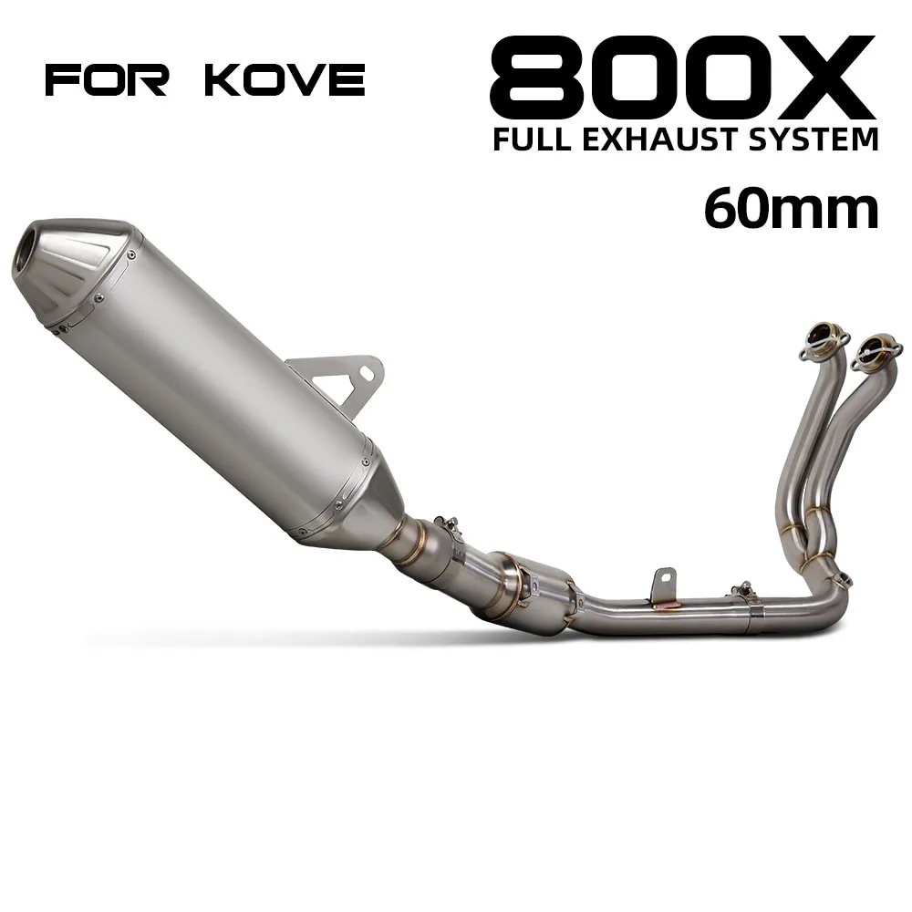 Motorcycle Full System Exhaust Manifold T148 Slip on Line with DB Killer Muffler For KOVE 800X ADV 800 X Adventure Rally Pro
Motorcycle Full System Exhaust Manifold T148 Slip on Line with DB Killer Muffler For KOVE 800X ADV 800 X Adventure Rally Pro