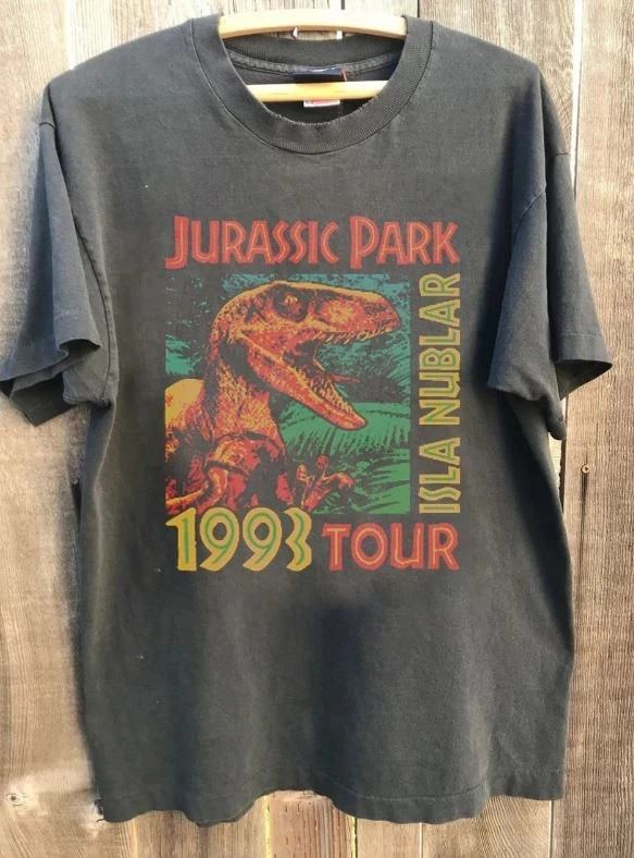 Plus Size Summer Women's Vintage Jurassic Park Movie T-Shirt Cotton Breathable Stylish Versatile Street Style Oversized
Plus Size Summer Women's Vintage Jurassic Park Movie T-Shirt Cotton Breathable Stylish Versatile Street Style Oversized