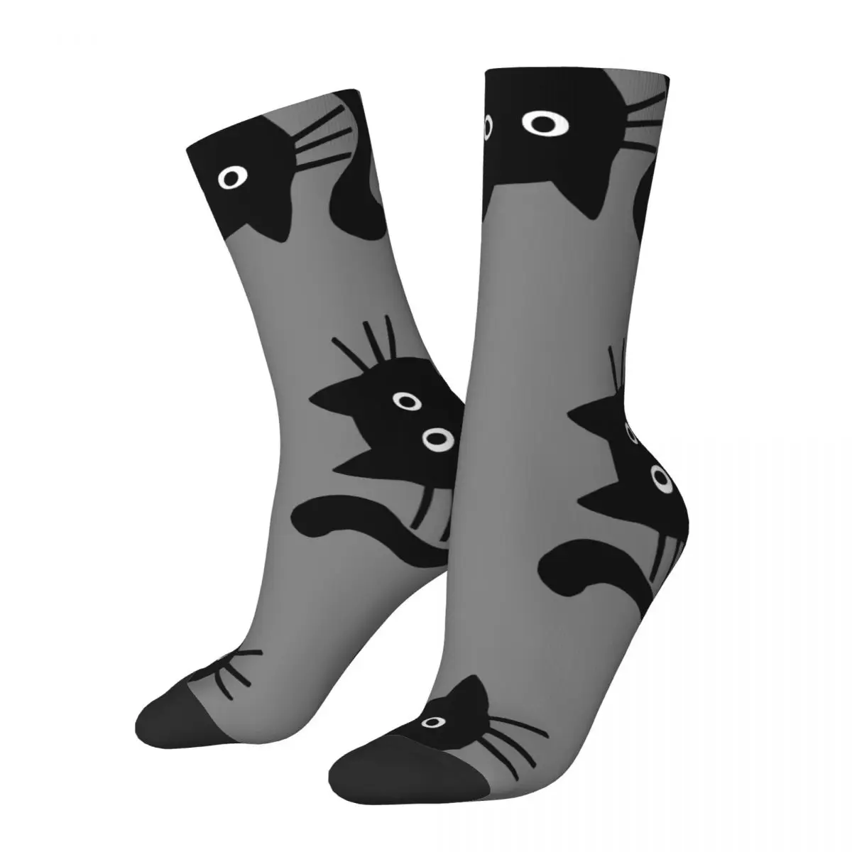 Funny Crazy Sock for Men Funny Black Cat Hip Hop Pattern Printed Crew Sock
Funny Crazy Sock for Men Funny Black Cat Hip Hop Pattern Printed Crew Sock