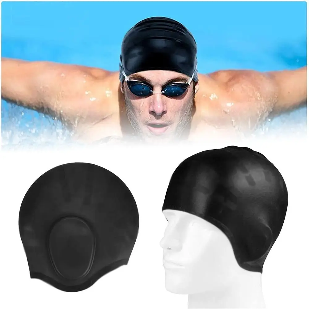 1Pcs With Ear Protect Silicone Swimming Caps Men Women Adults High Elastic Diving Bathing Hats Waterproof Pool Accessories
1Pcs With Ear Protect Silicone Swimming Caps Men Women Adults High Elastic Diving Bathing Hats Waterproof Pool Accessories