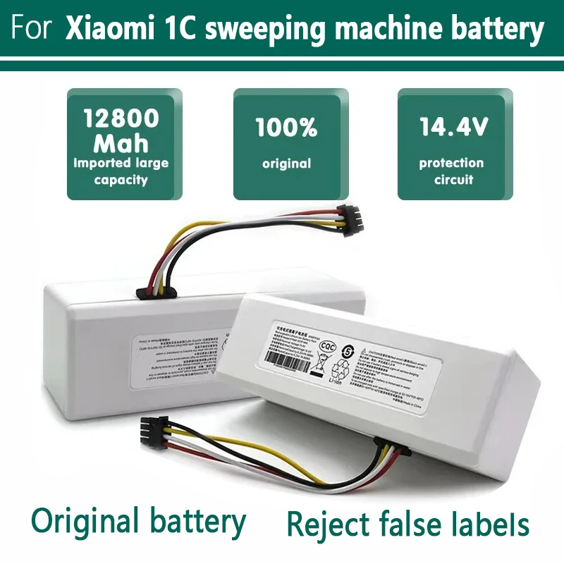14.4V 6800Mah P1904-4S1P-MM Battery For Xiaomi Mijia 1C STYTJ01ZHM Robot Vacuum Mop Cleaner Accessories Parts original
14.4V 6800Mah P1904-4S1P-MM Battery For Xiaomi Mijia 1C STYTJ01ZHM Robot Vacuum Mop Cleaner Accessories Parts original