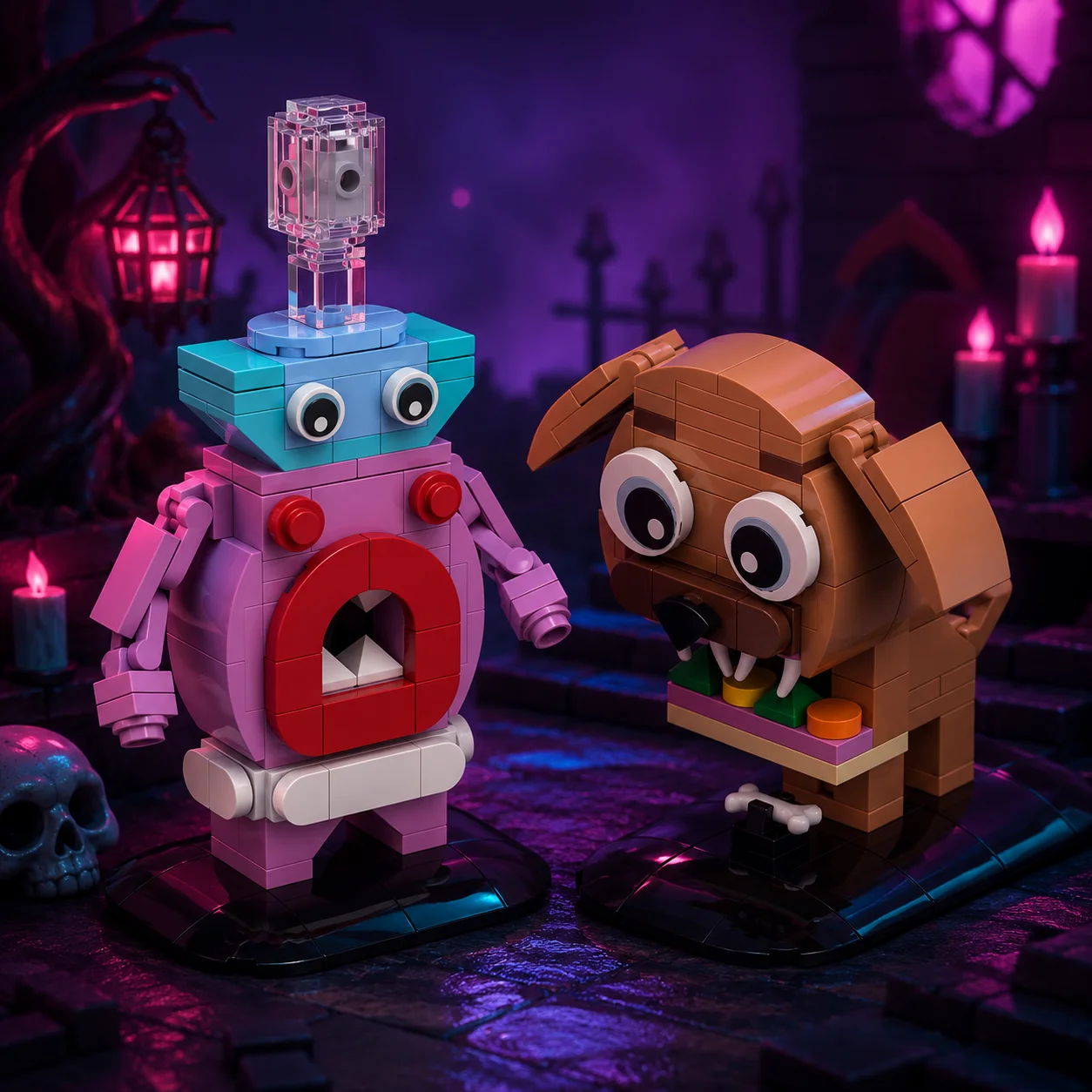 Dark Pals Monster Building Blocks Binky Drinky Inky Chompy Chasey Brick Figures Toy Gift Desktop Decoration
Dark Pals Monster Building Blocks Binky Drinky Inky Chompy Chasey Brick Figures Toy Gift Desktop Decoration