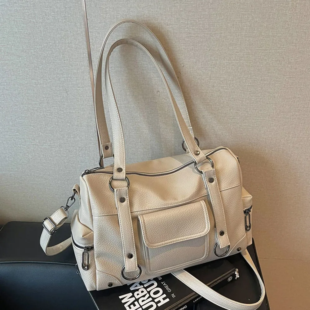 Casual Style Women's Handbag Minimalist Simple Design Shoulderbag New Fashion Solid Color Bag Portable Daily Bags For Women
Casual Style Women's Handbag Minimalist Simple Design Shoulderbag New Fashion Solid Color Bag Portable Daily Bags For Women