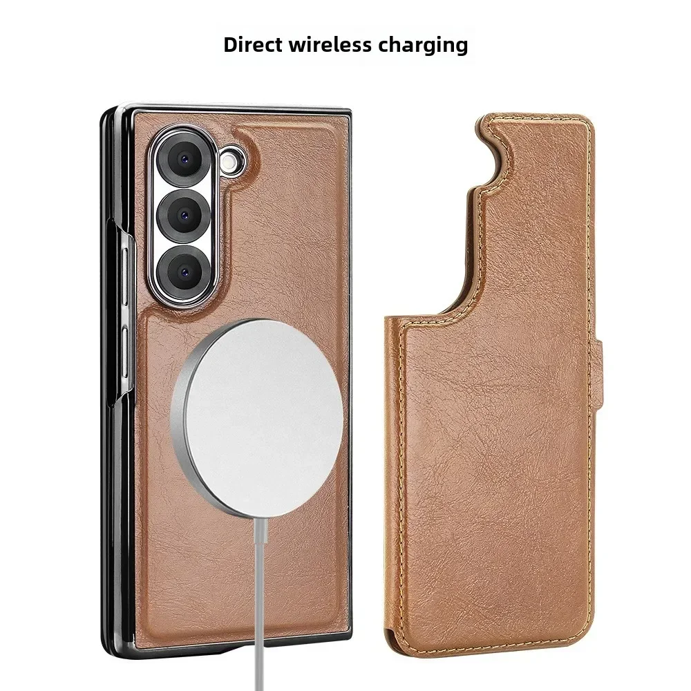 Detachable 2In1 Retro Magnetic Card Slots Holder Wallet Case For Magsafe For Samsung Z Fold 6 5 Fold6 Fold5 5G
Detachable 2In1 Retro Magnetic Card Slots Holder Wallet Case For Magsafe For Samsung Z Fold 6 5 Fold6 Fold5 5G