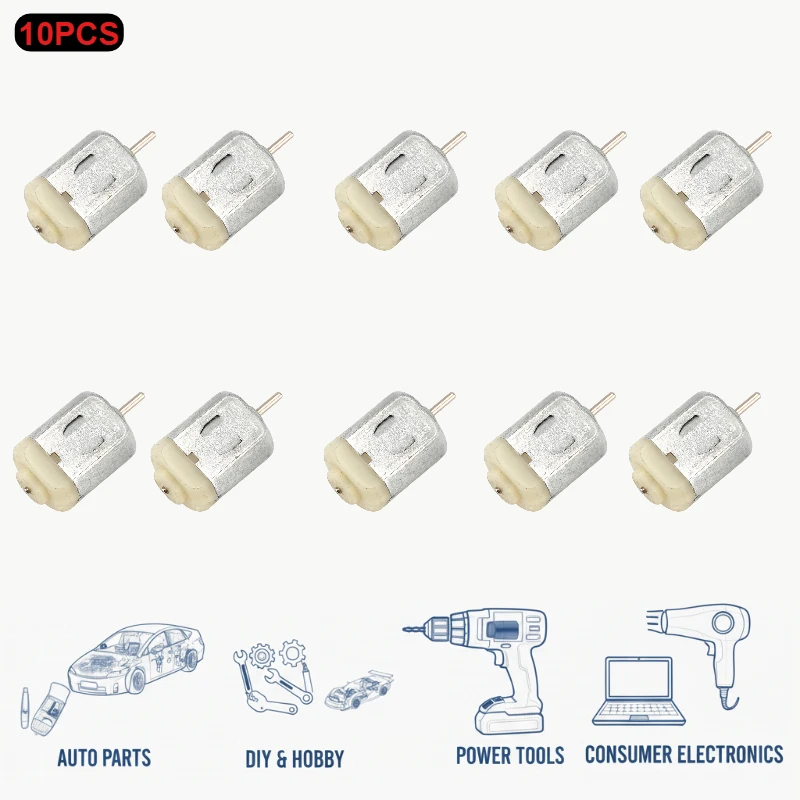 AZGIANT 10PCS Micro Motor FC280 DC 12V 46mm Axis Round Shaft Copper Carbon Brush ODP Structure Cooling Vent DIY Toy Bulk Sale
AZGIANT 10PCS Micro Motor FC280 DC 12V 46mm Axis Round Shaft Copper Carbon Brush ODP Structure Cooling Vent DIY Toy Bulk Sale