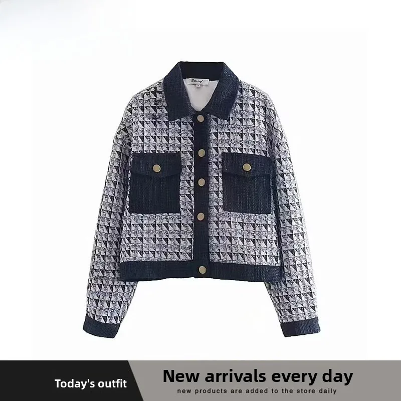 Faionable Casual Diamond Pattern Woolen Coat New Autumn Winter Women's Clothing Versatile Commute Polyester Fiber 00%
Faionable Casual Diamond Pattern Woolen Coat New Autumn Winter Women's Clothing Versatile Commute Polyester Fiber 00%