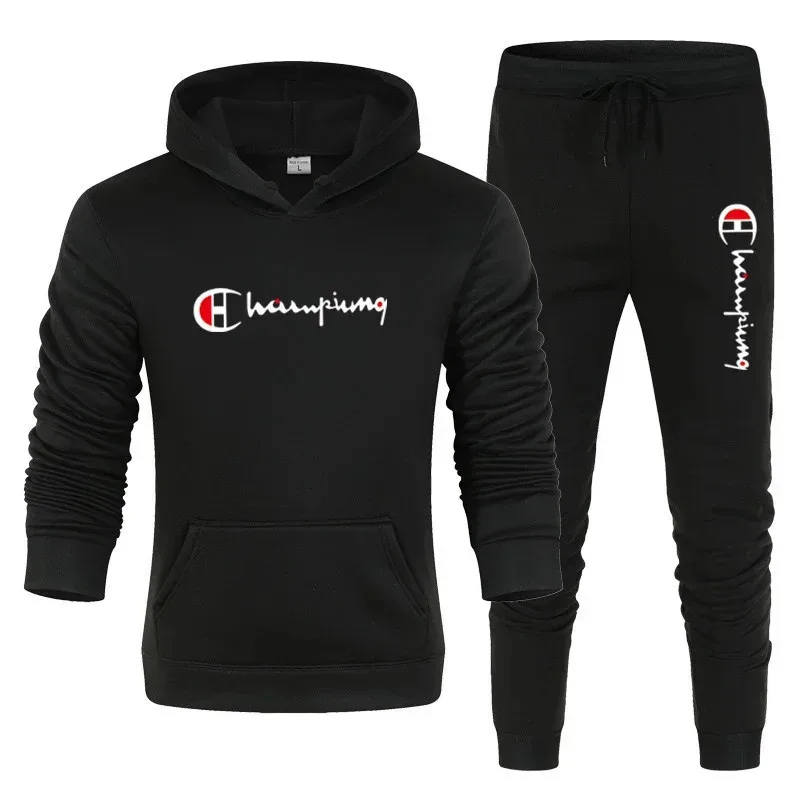 2025 Men's Tracksuit Hooded Sweatshirt+Sweatpants 2 Pcs Sets Sports Suit Casual Jogger Sportswear 2 Piece Male Streetwear Sets
2025 Men's Tracksuit Hooded Sweatshirt+Sweatpants 2 Pcs Sets Sports Suit Casual Jogger Sportswear 2 Piece Male Streetwear Sets