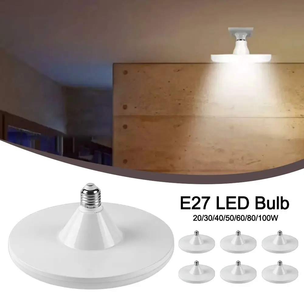 New 20-100W E27 LED Bulb Cold White Energy Saving Led Lamp Super Bright UFO Lamp for Home Kitchen Bedroom Garage
New 20-100W E27 LED Bulb Cold White Energy Saving Led Lamp Super Bright UFO Lamp for Home Kitchen Bedroom Garage