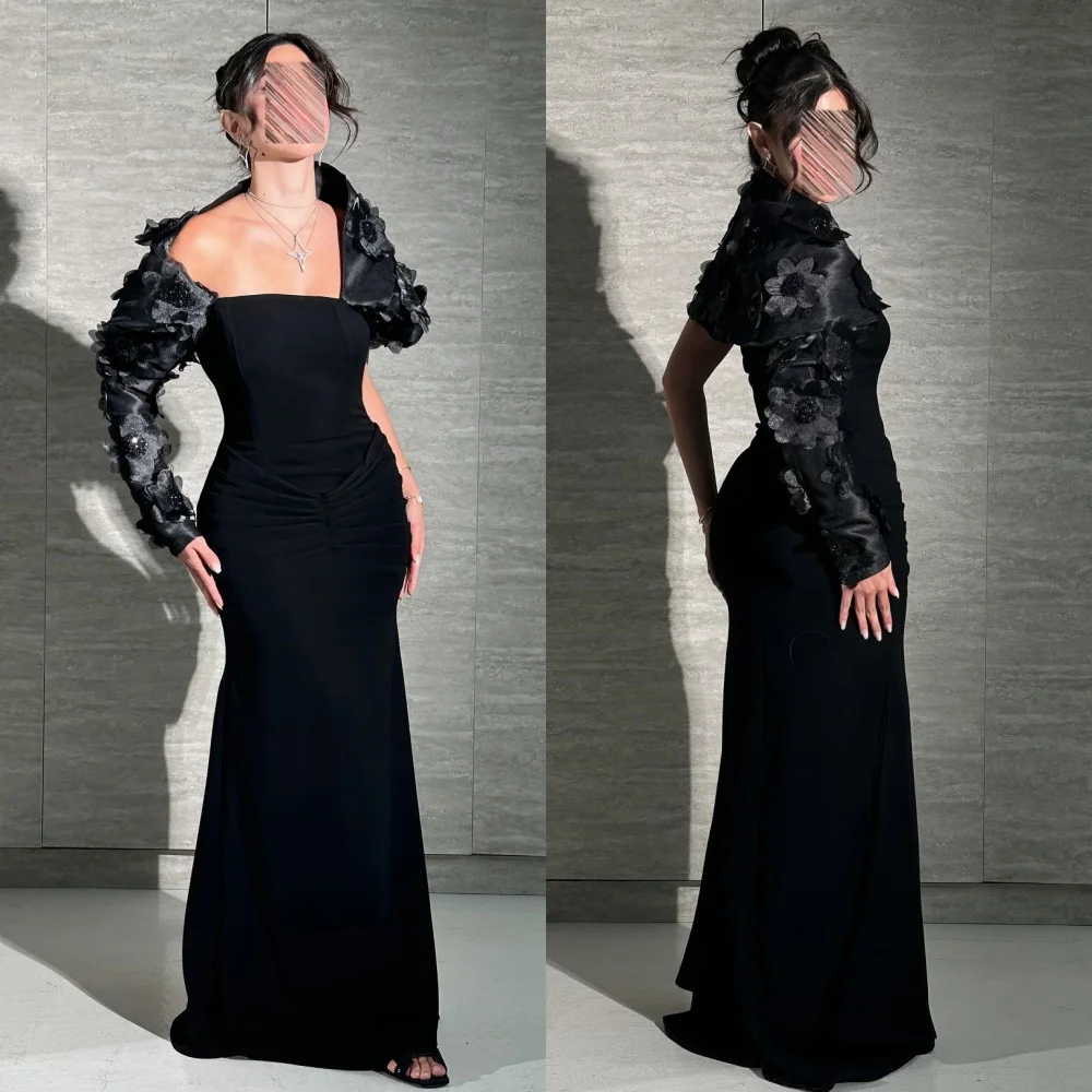 Customized Sexy Matching Jersey Handmade Flower Beading Sequined Mermaid Off-the-shoulder Long Dresses Bespoke Occasion Dresses
Customized Sexy Matching Jersey Handmade Flower Beading Sequined Mermaid Off-the-shoulder Long Dresses Bespoke Occasion Dresses