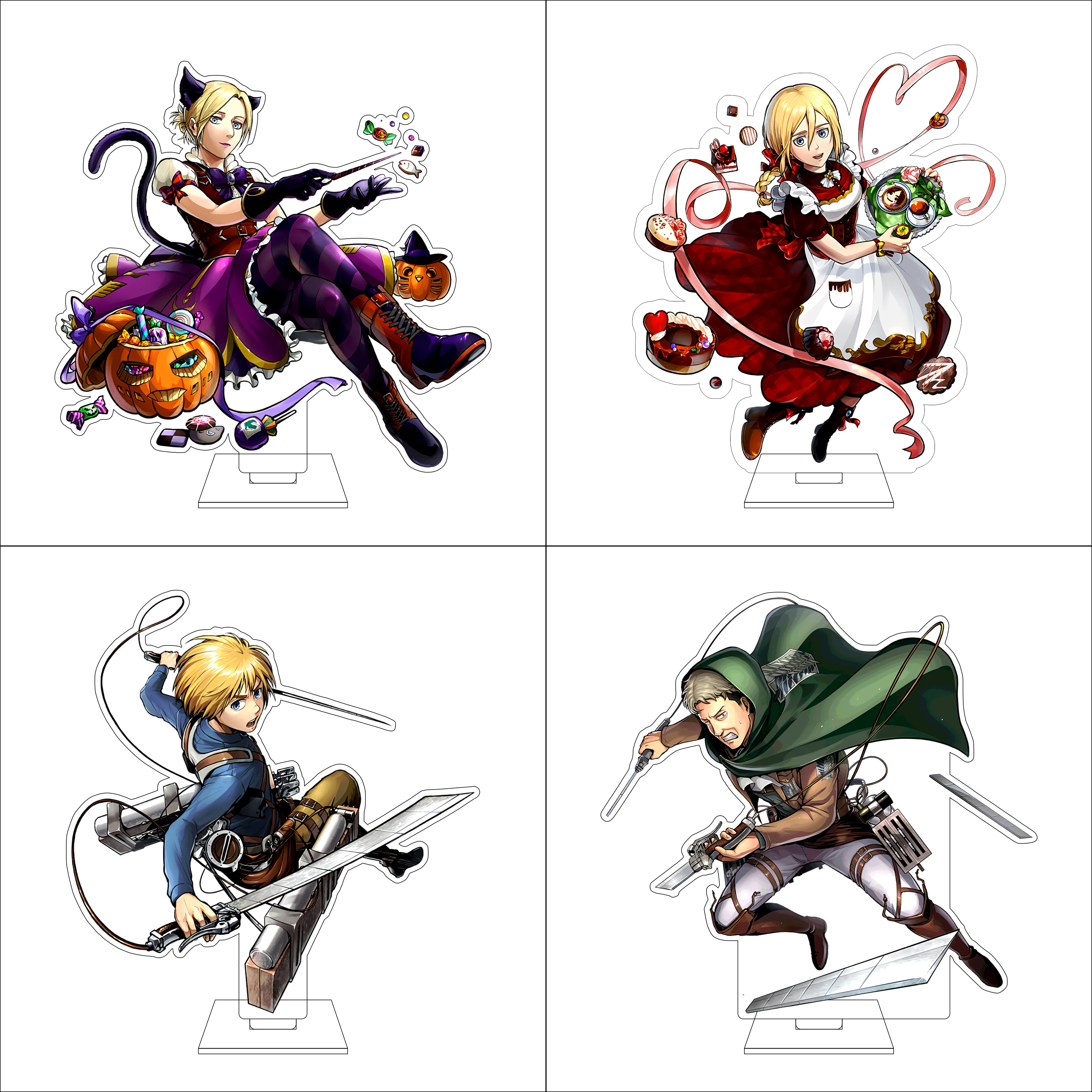 16CM Anime Attack on Titan Cosplay Acrylic Figure Stand Plate Jean Kirstein Hange Zoe Rivaille Ackerman Ornaments Gifts
16CM Anime Attack on Titan Cosplay Acrylic Figure Stand Plate Jean Kirstein Hange Zoe Rivaille Ackerman Ornaments Gifts