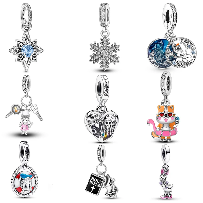 925 Silver Disney Series Pendant Suitable For Bracelets And Necklaces For Women, Luxury DIY Jewelry, Exquisite Holiday Gifts
925 Silver Disney Series Pendant Suitable For Bracelets And Necklaces For Women, Luxury DIY Jewelry, Exquisite Holiday Gifts