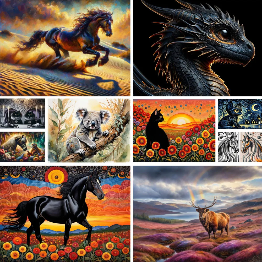 Животное Лошадь Дракон картина по номерам ремесла наборы для взрослых Спальня украшение подарок для детей Бесплатная доставка Лидер продаж
Животное Лошадь Дракон картина по номерам ремесла наборы для взрослых Спальня украшение подарок для детей Бесплатная доставка Лидер продаж