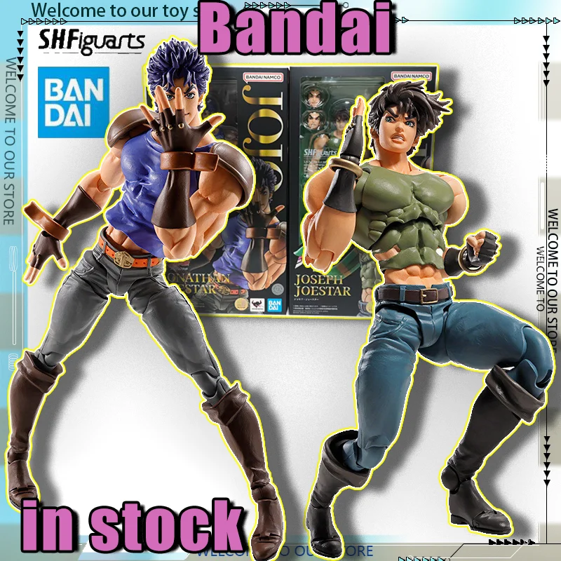 In Stock Bandai SHF S.H.Figurats Jonathan Joestar Joseph Joestar Action Figure JoJo`s Bizarre Adventure Model Collect Toy Gift
In Stock Bandai SHF S.H.Figurats Jonathan Joestar Joseph Joestar Action Figure JoJo`s Bizarre Adventure Model Collect Toy Gift