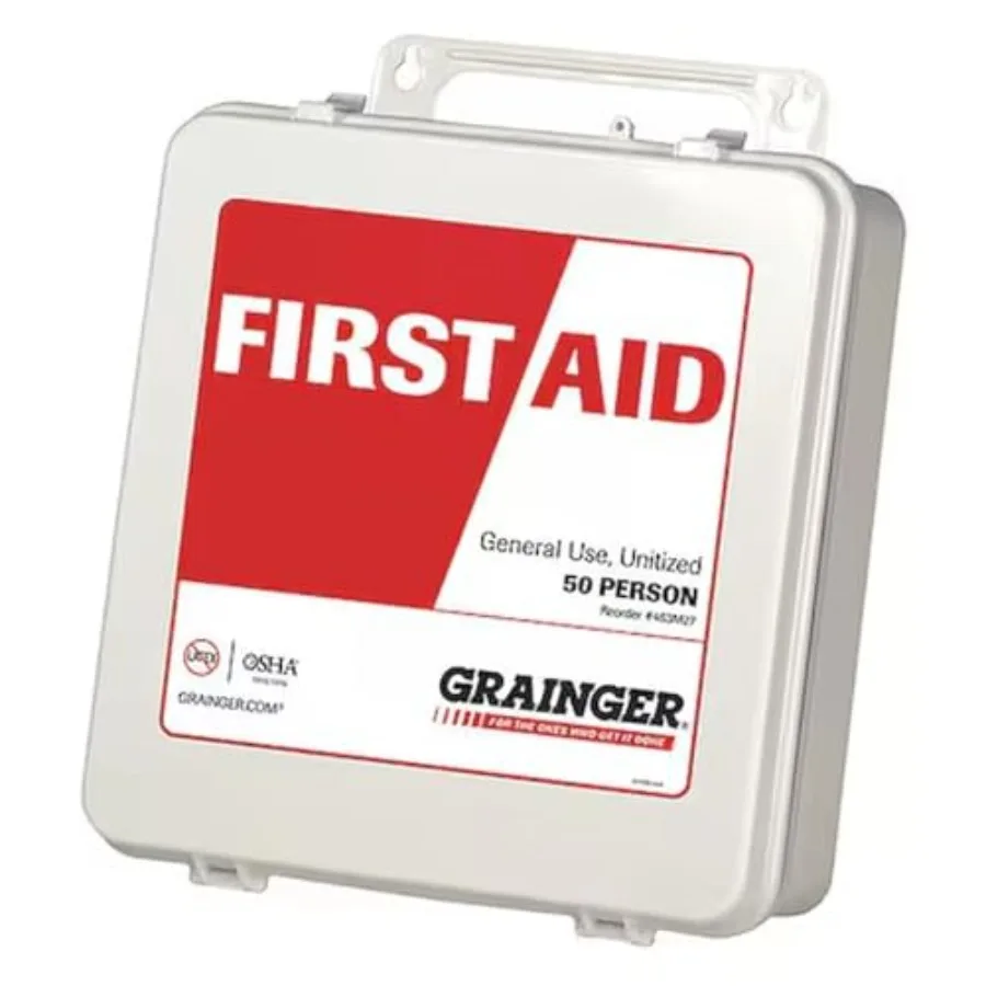 First Aid Kit w/House, 143pcs, 3x10, WHT