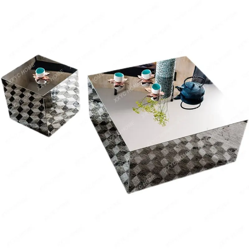 Minimalist Full Stainless Steel Coffee Table Modern Minimalist Living Room Home Combination Sets
Minimalist Full Stainless Steel Coffee Table Modern Minimalist Living Room Home Combination Sets