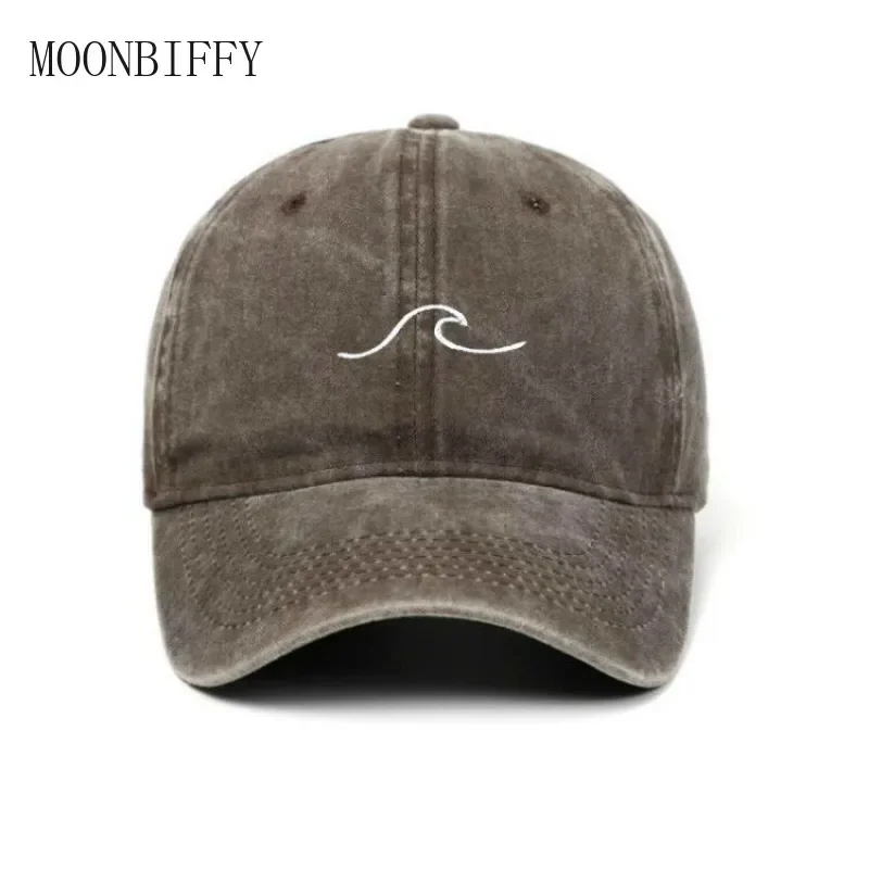 Wave Washed Dad Hat Cap Embroidery Wavy Line Baseball Cap Outdoor Sports Cotton Hip Hop Cap Men Hiphop Hat Bone 야구 모자
Wave Washed Dad Hat Cap Embroidery Wavy Line Baseball Cap Outdoor Sports Cotton Hip Hop Cap Men Hiphop Hat Bone 야구 모자