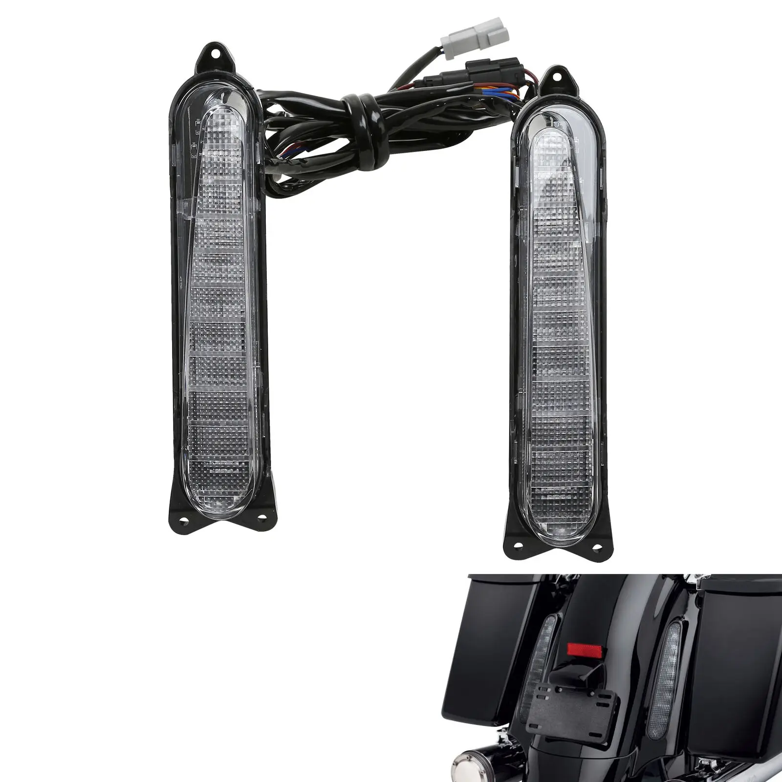 Motorcylce Rear Fender Panel Brake Light For Harley Touring Street Glide Road Glide Electra Glide Road King 2009-2013 2012 2011
Motorcylce Rear Fender Panel Brake Light For Harley Touring Street Glide Road Glide Electra Glide Road King 2009-2013 2012 2011
