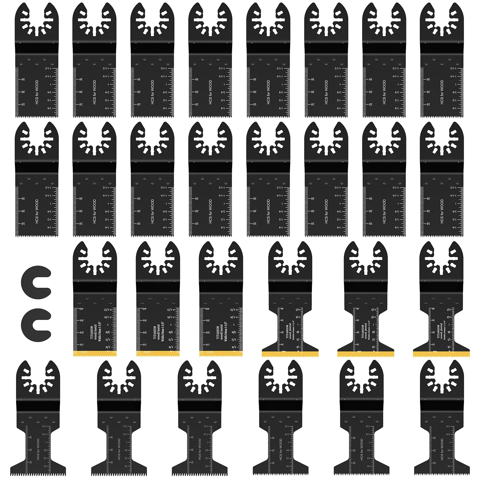 28 шт. осциллирующие пилы, универсальные титановые осциллирующие многофункциональные лезвия, быстросъемные режущие инструменты для дерева, металла, пластика 
28 шт. осциллирующие пилы, универсальные титановые осциллирующие многофункциональные лезвия, быстросъемные режущие инструменты для дерева, металла, пластика