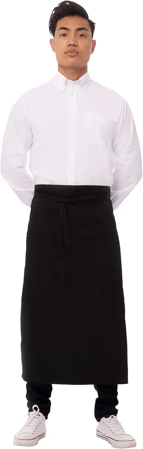 Two Pocket Bistro Apron for Cooking, Baking, and Serving, Unisex Heavy Duty Cotton Apron with Adjustable Neck
Two Pocket Bistro Apron for Cooking, Baking, and Serving, Unisex Heavy Duty Cotton Apron with Adjustable Neck