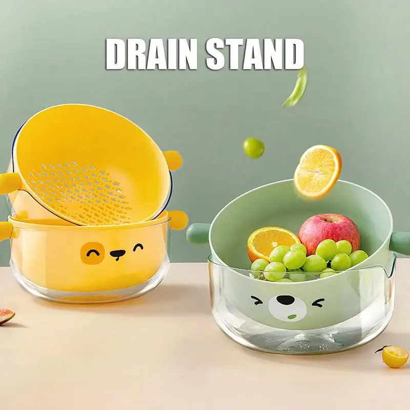Washing Bowl & Strainer Multifunctional Stainless Steel Portable Double Layered Washing Basket Colander Set Kitchen Accessories
Washing Bowl & Strainer Multifunctional Stainless Steel Portable Double Layered Washing Basket Colander Set Kitchen Accessories