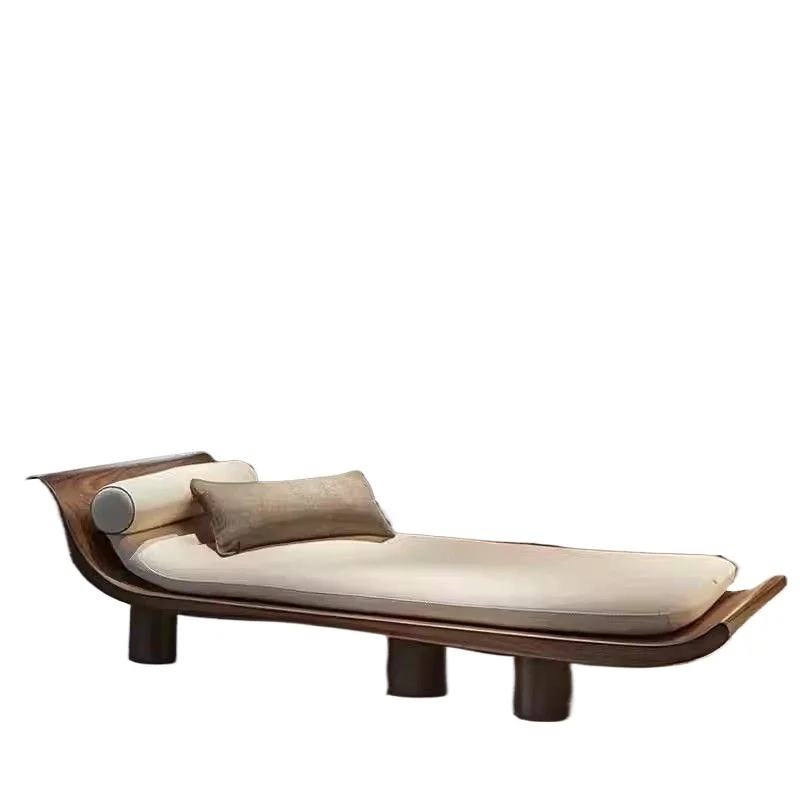 North American black walnut chaise longue Chinese solid wood Zen lounge chair Office hotel homestay sofa chair couch chair
North American black walnut chaise longue Chinese solid wood Zen lounge chair Office hotel homestay sofa chair couch chair