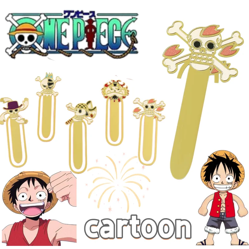 New Creative One Piece, Bookmark, High-Appearance Fashionable Personalized Cartoon Cute Bookmark Clip Student Gift Stationery
New Creative One Piece, Bookmark, High-Appearance Fashionable Personalized Cartoon Cute Bookmark Clip Student Gift Stationery