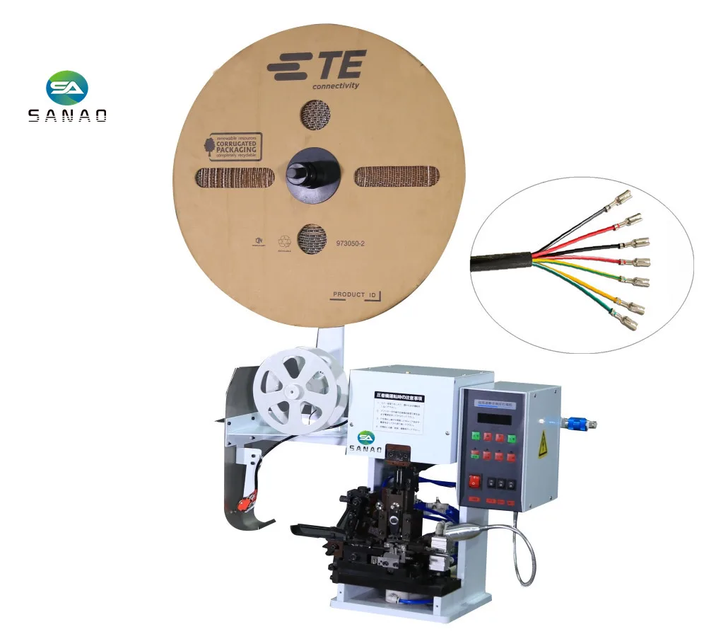 1.5T/2T/3T Semi-automatic Wire Stripping and Crimping Machine
1.5T/2T/3T Semi-automatic Wire Stripping and Crimping Machine