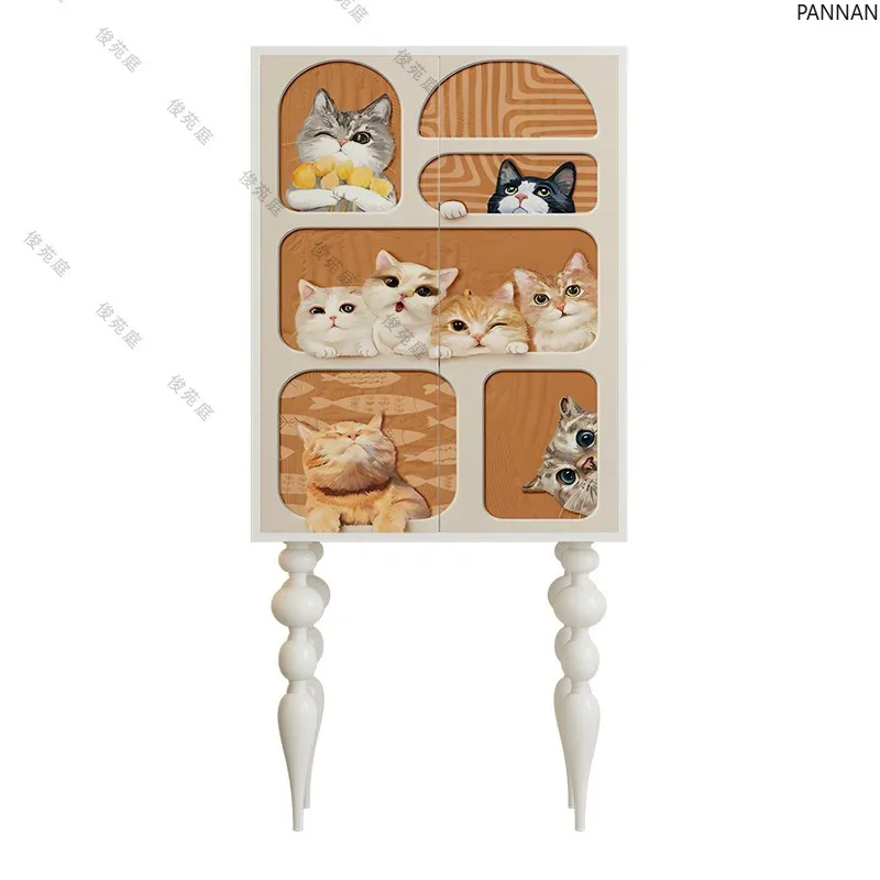 French cream style cat tall cabinet solid wood bedroom storage chest living room decorative cabinet
French cream style cat tall cabinet solid wood bedroom storage chest living room decorative cabinet