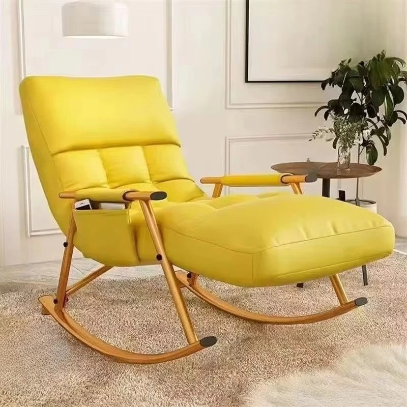 Modern double rocking chair with recliner storage furniture, bedroom and living room hotel
Modern double rocking chair with recliner storage furniture, bedroom and living room hotel
