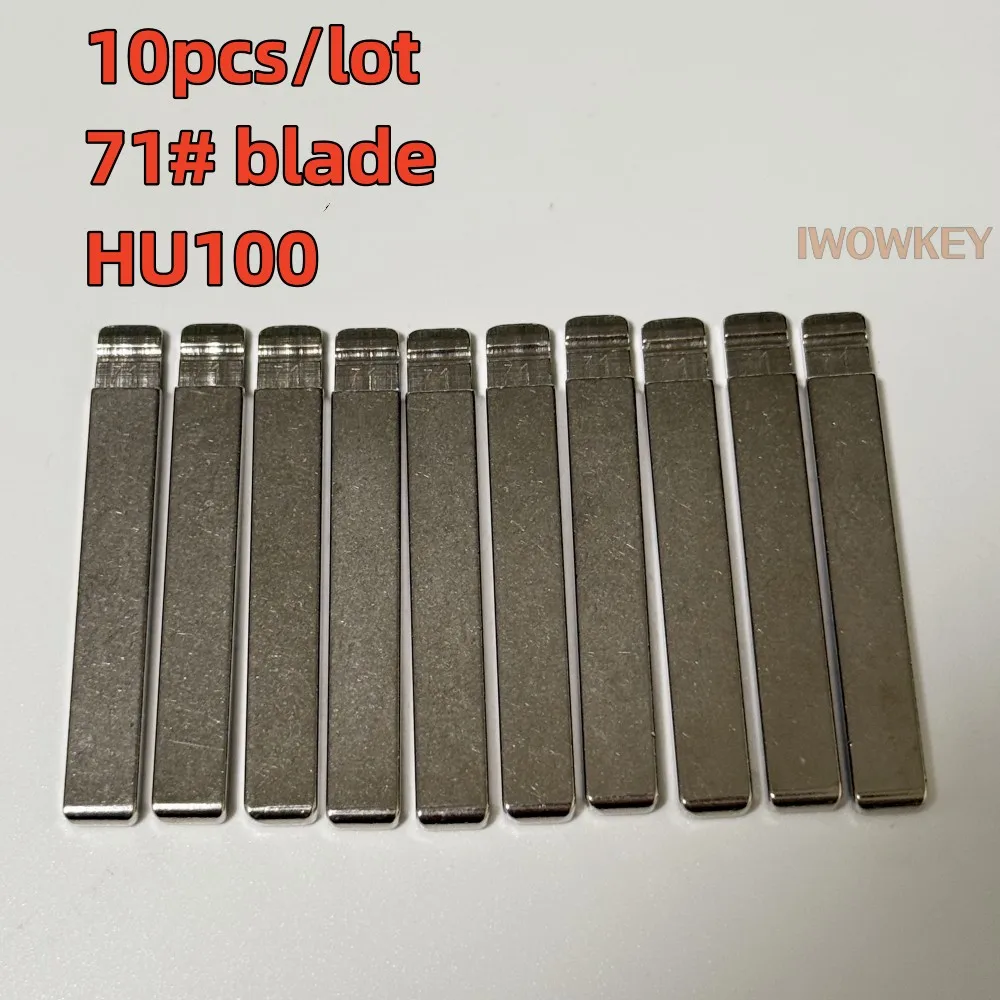 10 шт. 71 # Металлический необработанный заготовочный ключ-заготовка HU100 HU100FH для Keydiy KD VVDI JMD
10 шт. 71 # Металлический необработанный заготовочный ключ-заготовка HU100 HU100FH для Keydiy KD VVDI JMD