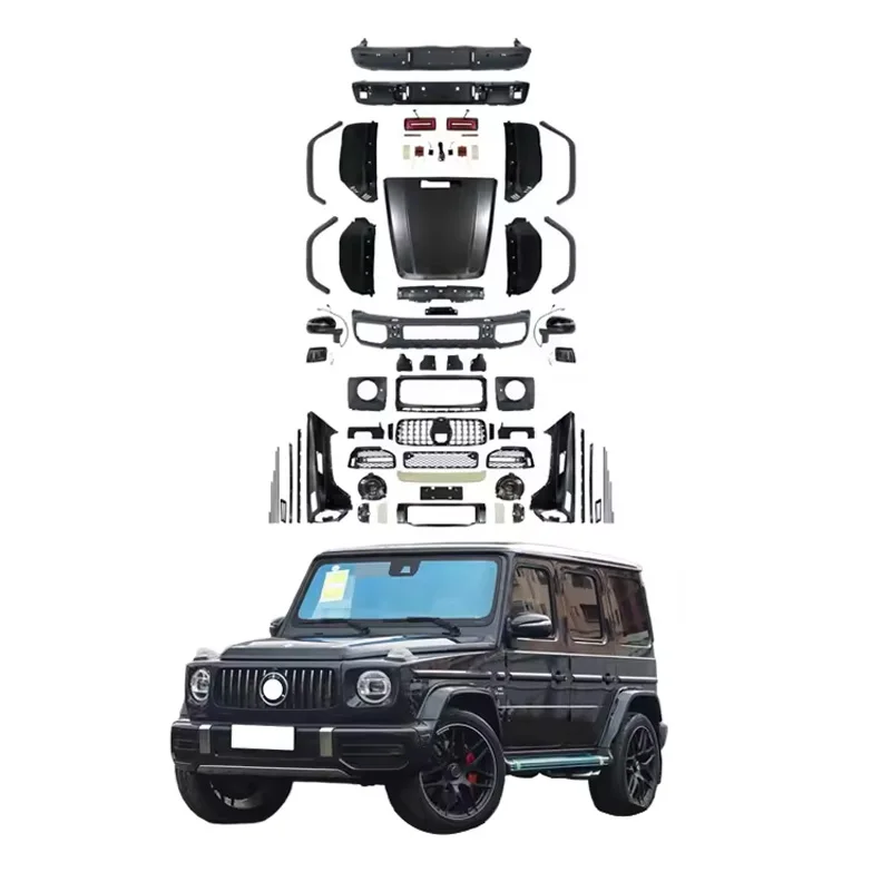 for Mercedes Benz G-Class W463 to W464 AMG body kit from 09-18, mudguard, rearview mirror, front and rear bumper
for Mercedes Benz G-Class W463 to W464 AMG body kit from 09-18, mudguard, rearview mirror, front and rear bumper