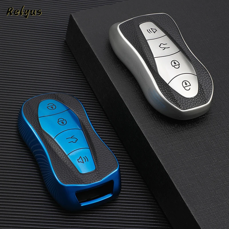 Leather Car Key Case Cover Fob for Geely Azkarra FY11 Atlas Pro New Emgrand GS X6 SUV EC7 Car Key Protector Shell Accessories
Leather Car Key Case Cover Fob for Geely Azkarra FY11 Atlas Pro New Emgrand GS X6 SUV EC7 Car Key Protector Shell Accessories